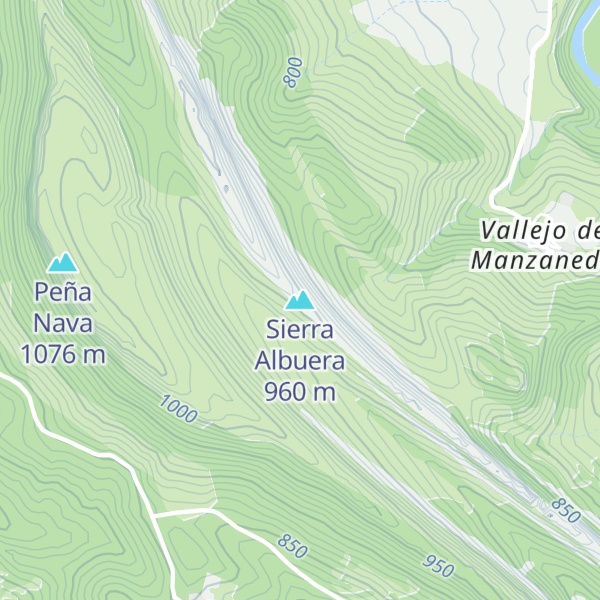 Map of Sierra Albuera