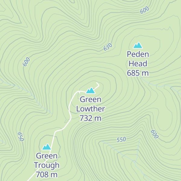 Map of Green Lowther