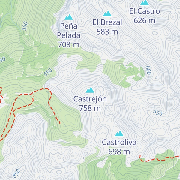 Map of Castrejón