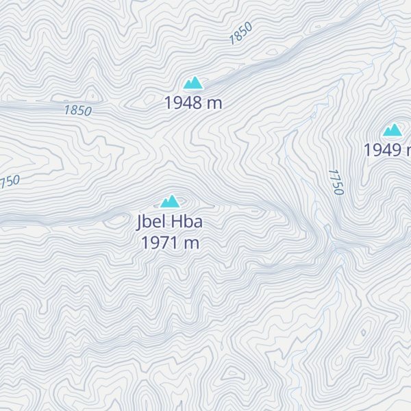 Map of Jebel Haba