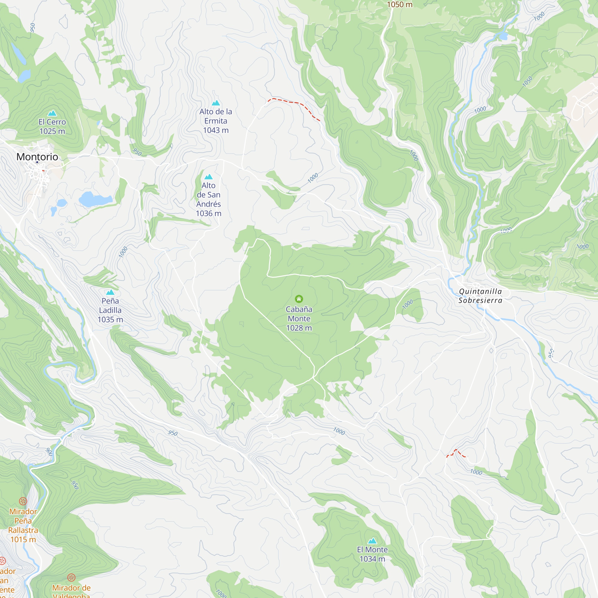 Cabaña Monte map