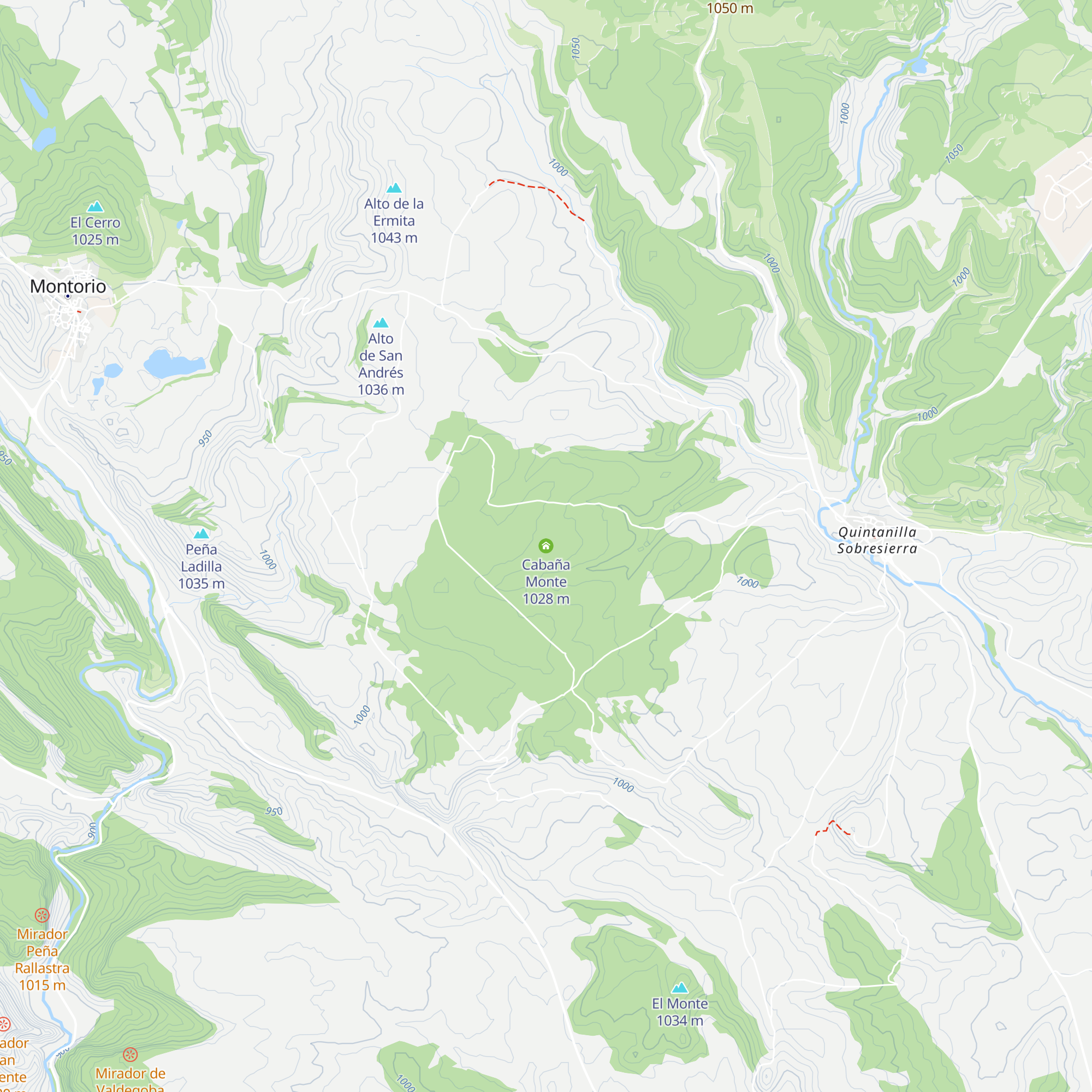 Cabaña Monte map