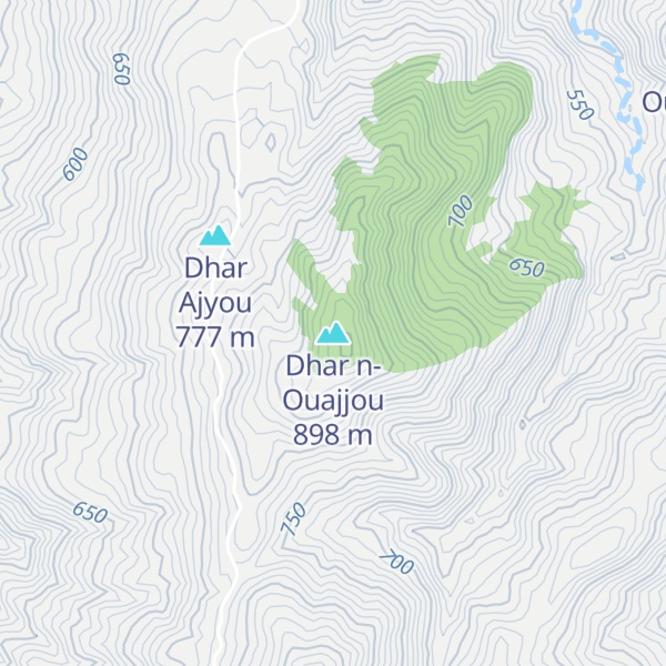 Map of Dhar n-Ouajjou