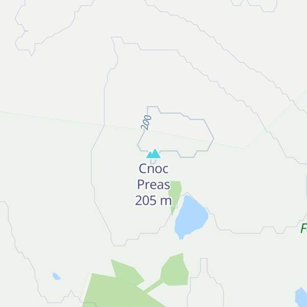 Map of Cnoc Preas