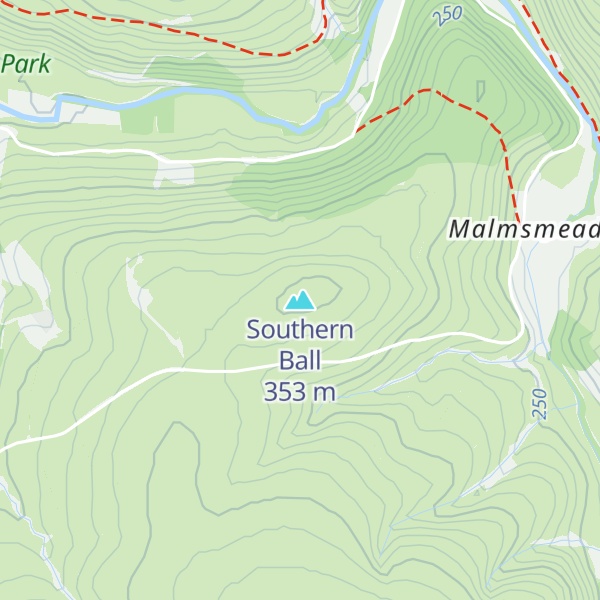 Map of Southern Ball