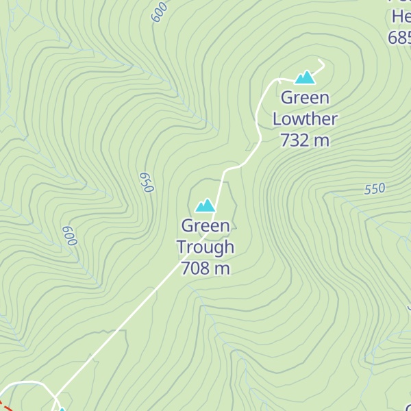 Map of Green Trough