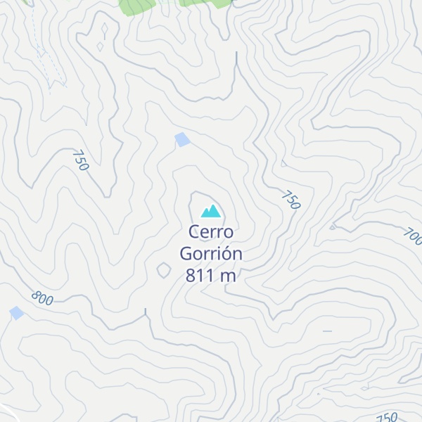 Map of Cerro Gorrión