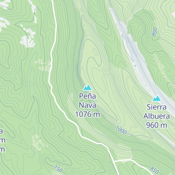 Map of Peña Nava