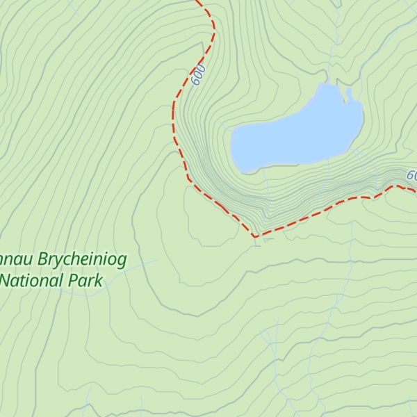 Map of Waun Lefrith