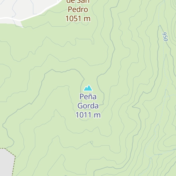 Map of Peña Gorda