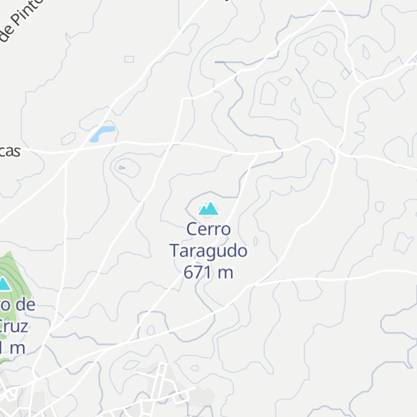 Map of Cerro Taragudo