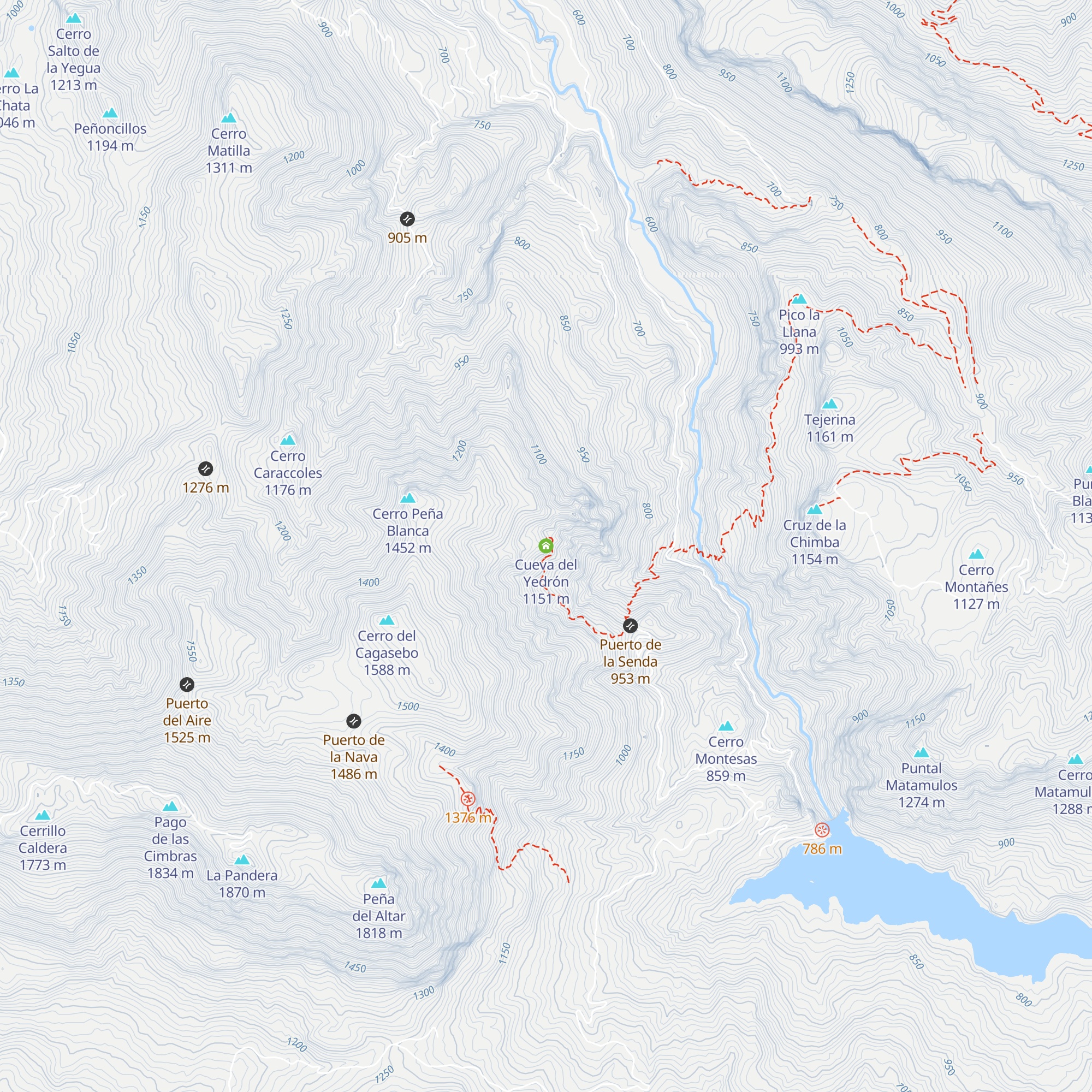 Cueva del Yedrón map