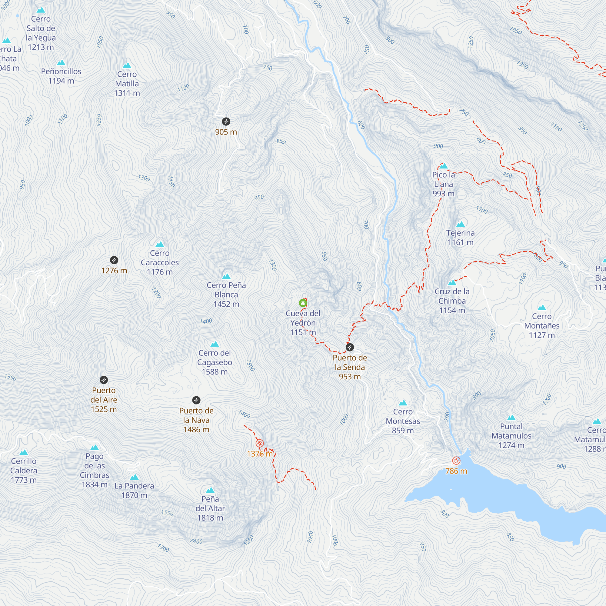 Cueva del Yedrón map