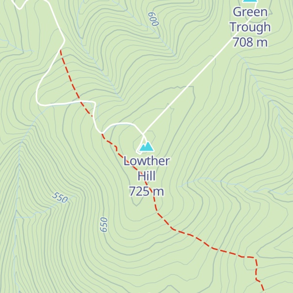 Map of Lowther Hill