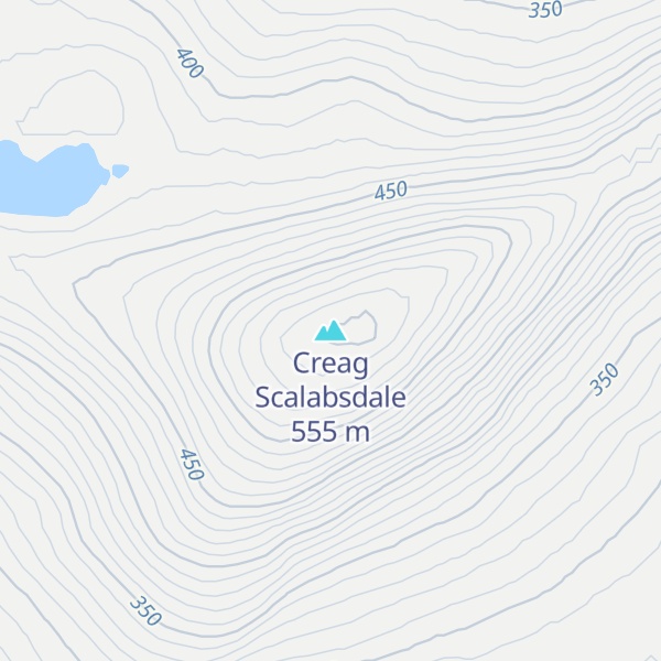 Map of Creag Scalabsdale