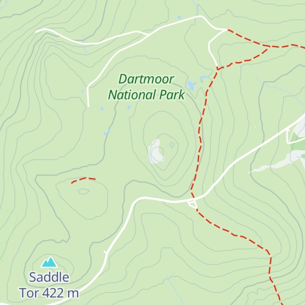 Map of Haytor Rocks