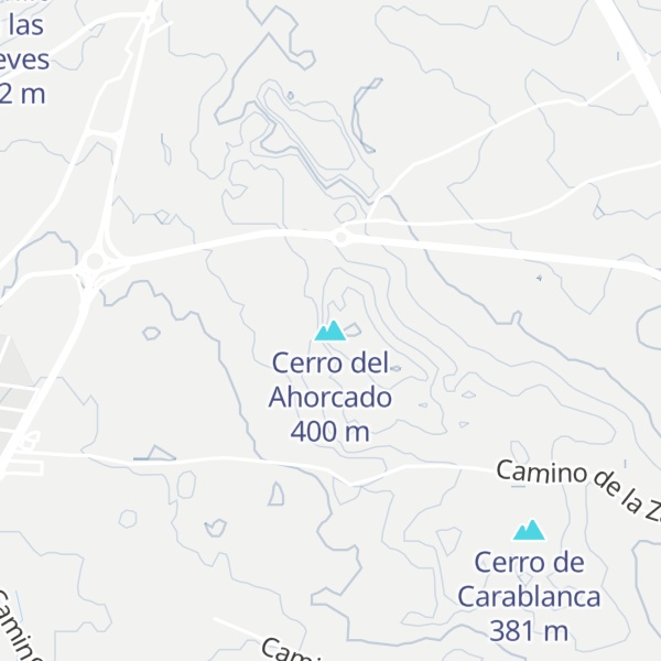 Map of Cerro del Ahorcado