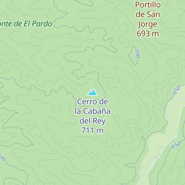Map of Cerro de la Cabaña del Rey