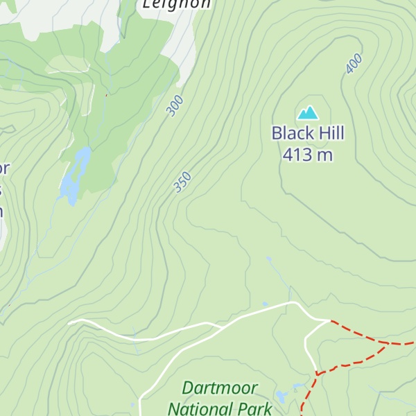 Map of Smallacombe Rocks