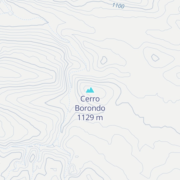 Map of Cerro Borondo