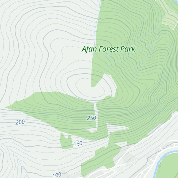 Map of Foel Fynyddau