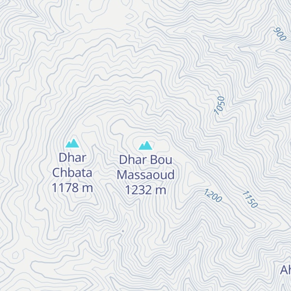 Map of Dhar Bou Massaoud