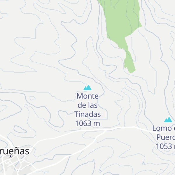 Map of Monte de las Tinadas
