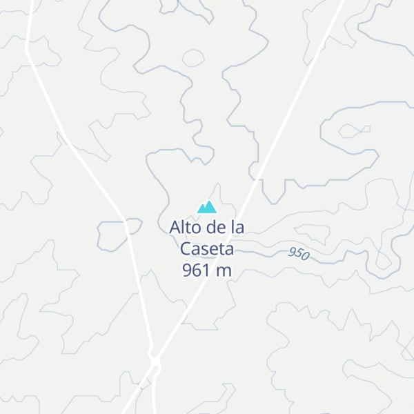 Map of Alto de la Caseta