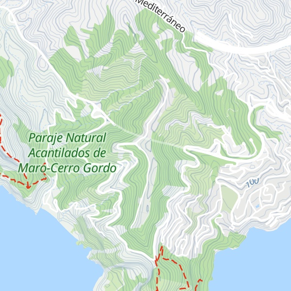 Map of Cerro Gordo