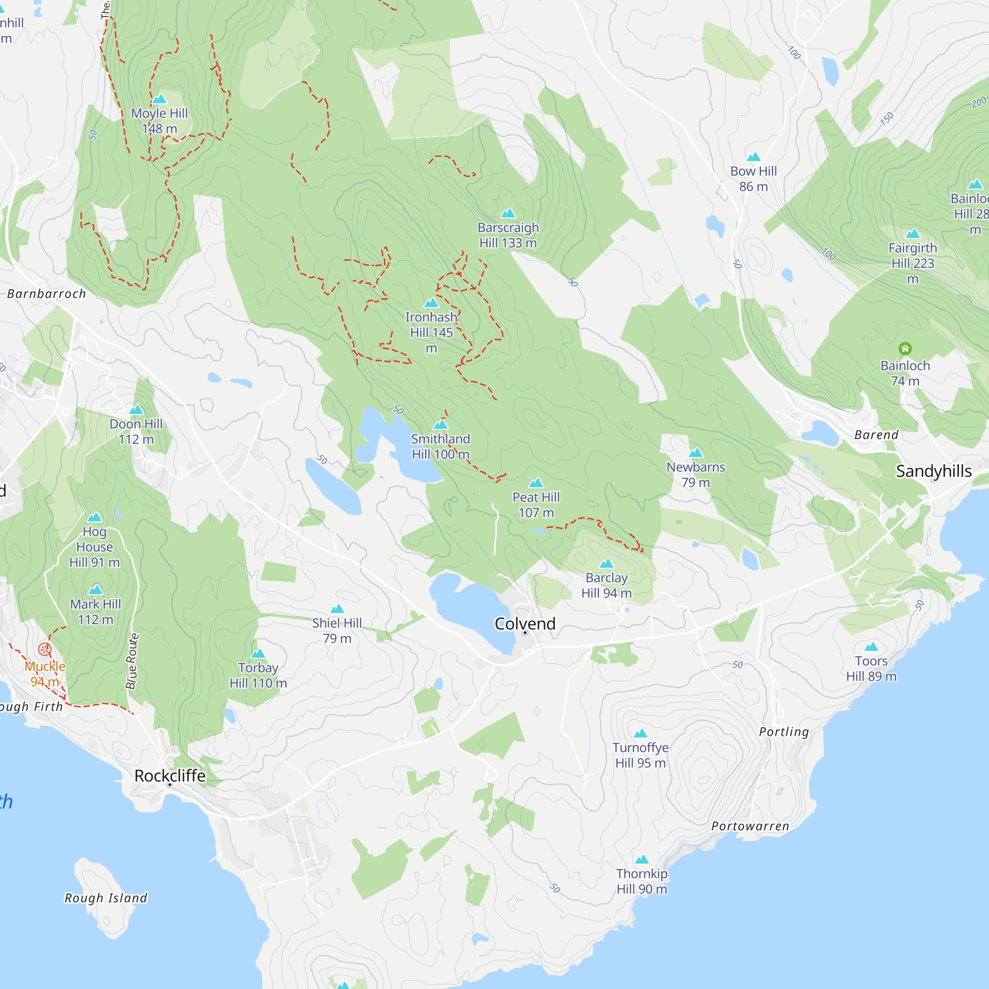 Smithton Bothy map