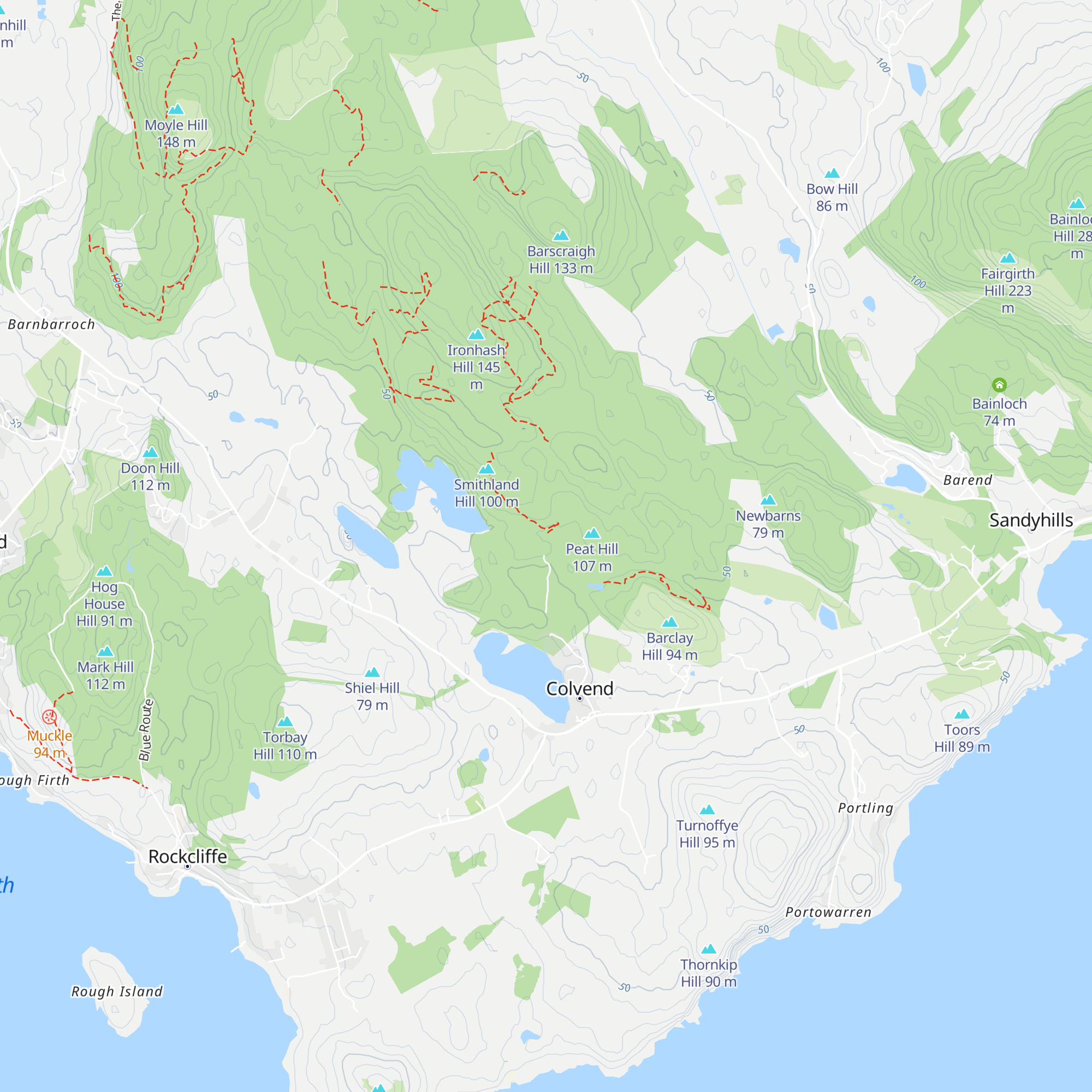 Smithton Bothy map