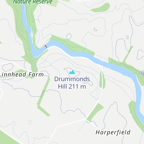 Map of Drummonds Hill