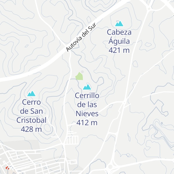 Map of Cerrillo de las Nieves