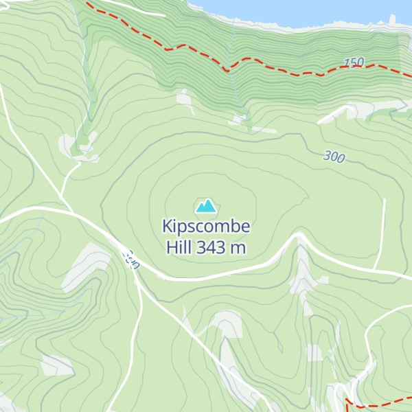 Map of Kipscombe Hill
