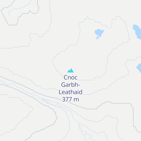 Map of Cnoc Garbh-Leathaid