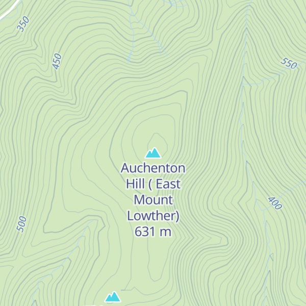 Map of Auchenton Hill ( East Mount Lowther)
