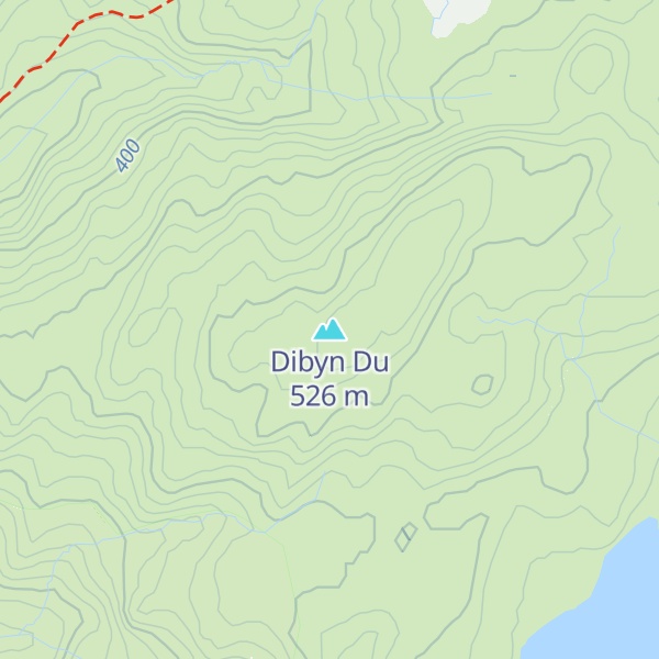 Map of Dibyn Du