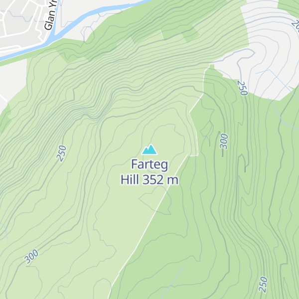 Map of Farteg Hill