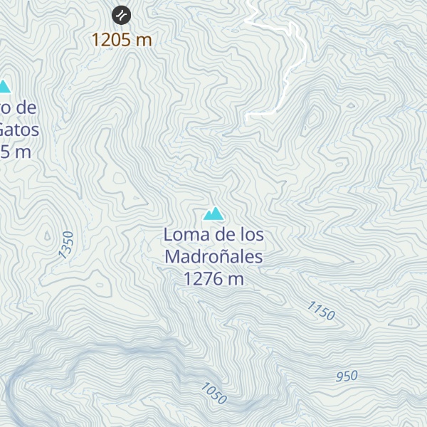 Map of Loma de los Madroñales