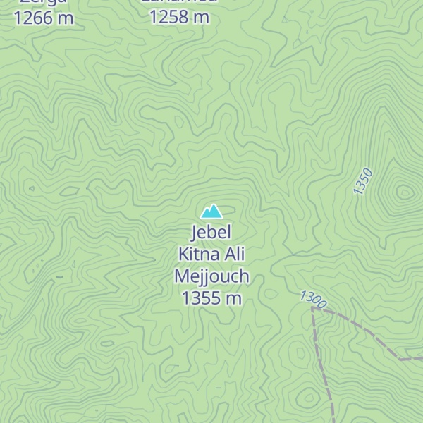 Map of Jebel Kitna Ali Mejjouch