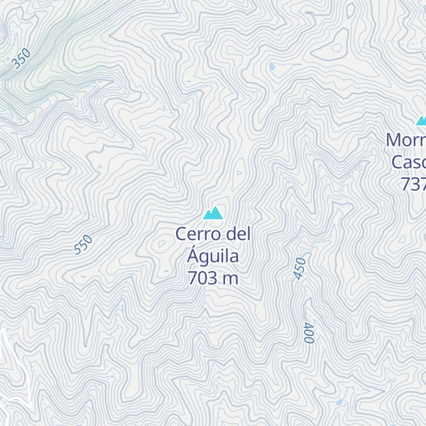 Map of Cerro del Águila
