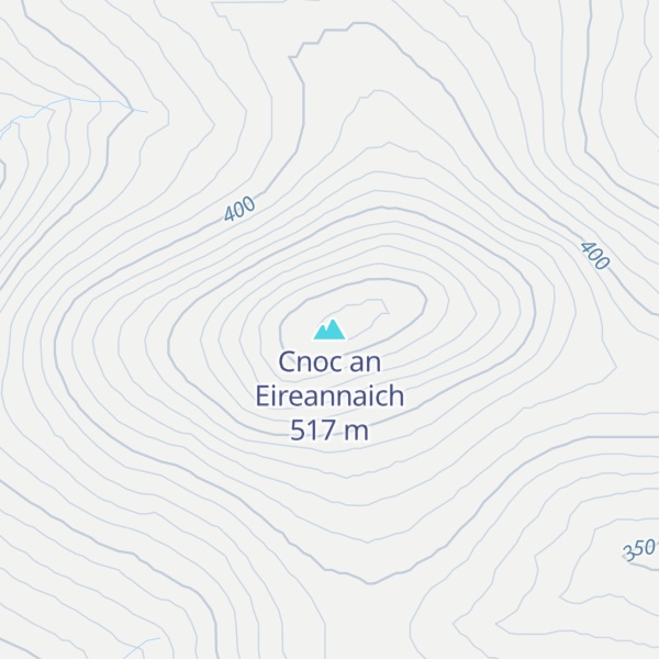 Map of Cnoc an Eireannaich