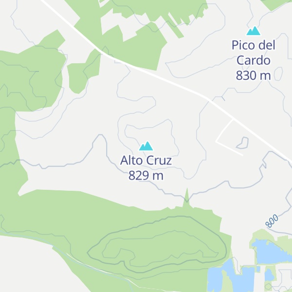 Map of Alto Cruz
