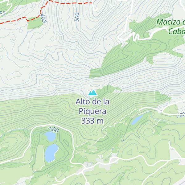Map of Alto de la Piquera