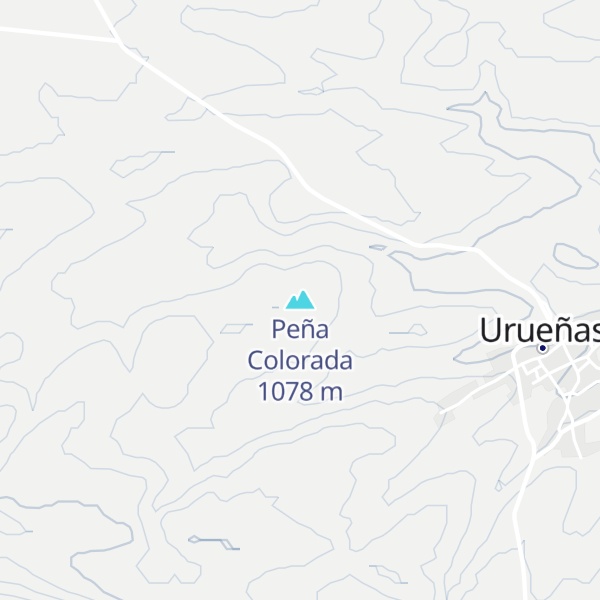 Map of Peña Colorada