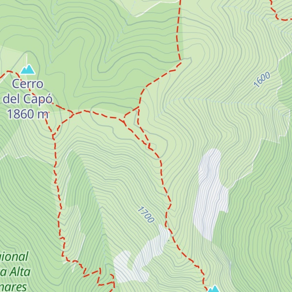 Map of Pico Perdiguera