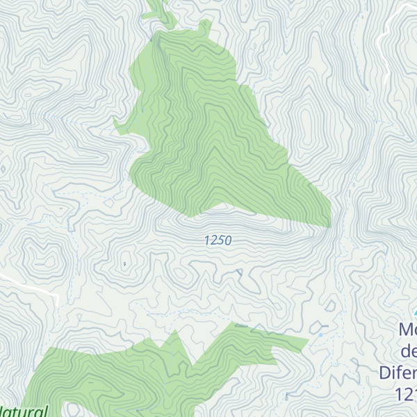 Map of Cerro de las Golondrinas