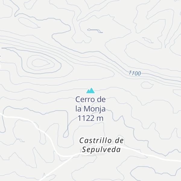 Map of Cerro de la Monja