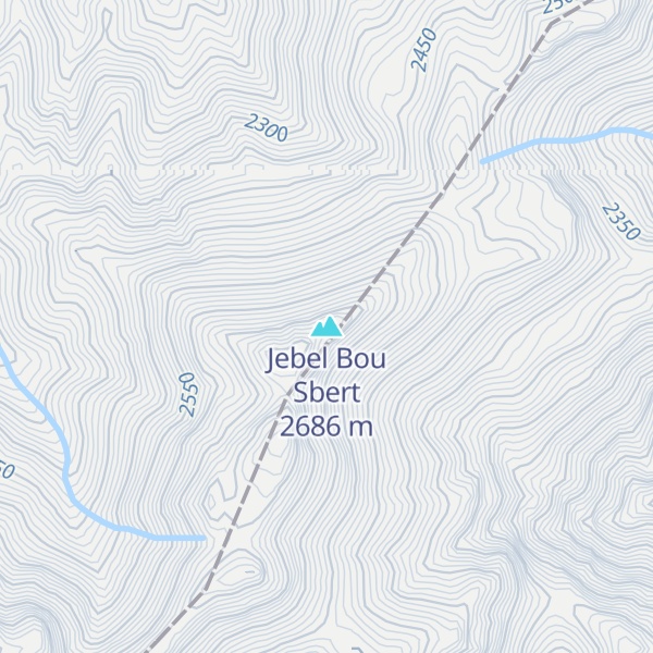 Map of Jebel Bou Sbert