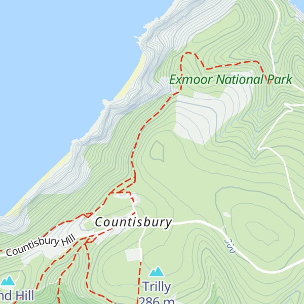 Map of Butter Hill